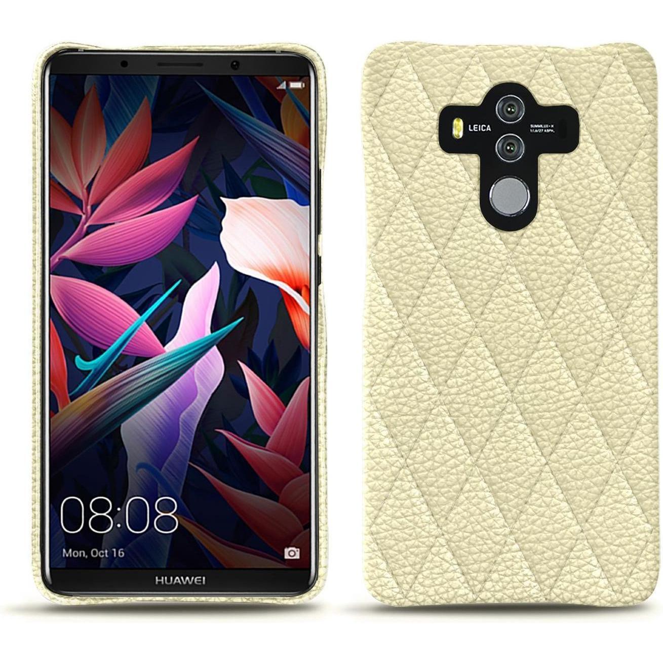 Thumbnail - Noreve Lederschutzhülle (Huawei Mate 10 Pro), Smartphone Hülle, Beige