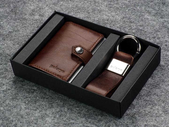 Actual product image Pularys Wallet HIKER + Keychain credit card holder