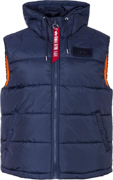 Alpha Industries Gilet Imbottito con Cappuccio