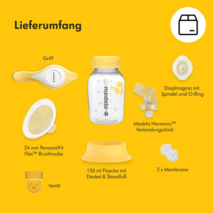 Produktbild Medela Harmony Handmilchpumpe mit Flex Technologie