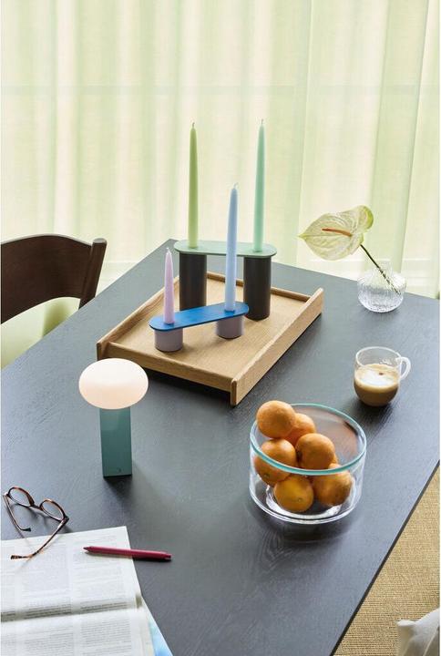 Immagine prodotto Hübsch Low Tragbare Lampe Blau