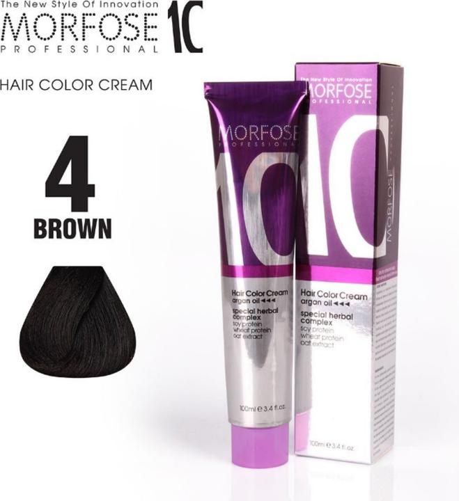 Produktbild Morfose (4) Haarfarbe Braun 100ml (Braun)