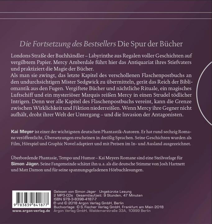 Produktbild Der Pakt der Bücher (Kai Meyer, Simon Jäger, Deutsch)