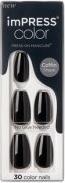 Produktbild KISS Self-adhesive nails imPRESS Color MC Allack 30 pcs (L) (Kunstnägel, 512 All Black)