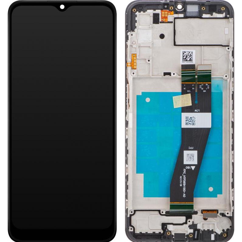 Samsung Display Unit für Galaxy A03s A037, G Version, Schwarz (Écran), Pièces de rechange pour appareils mobiles