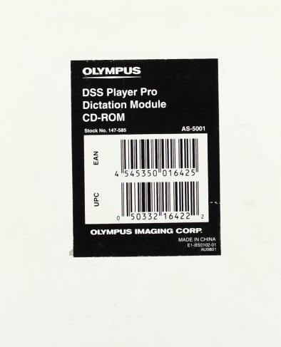 Image du produit Olympus Module de dictée DSS Player Pro 5.x