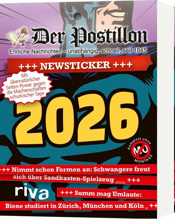 Produktbild Sichermann:Der Postillon +++ Newsticker (10 x 14 cm)
