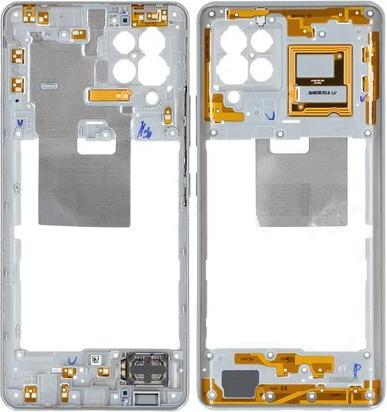 Samsung Main Frame für A426B Galaxy A42 5G - prism dot white / grey (Galaxy A42 5G)