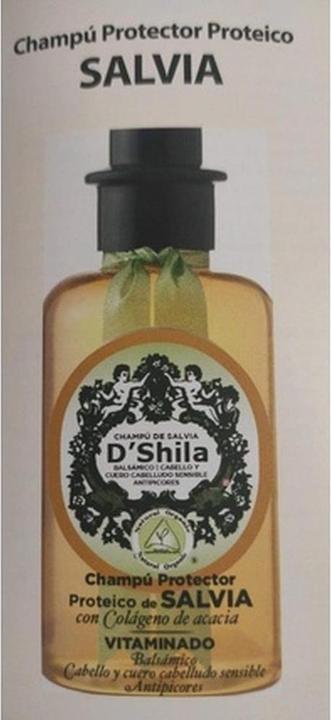 Image du produit D'Shila Shampooing relaxant à la sauge 300ml (300 ml, Shampoing liquide)