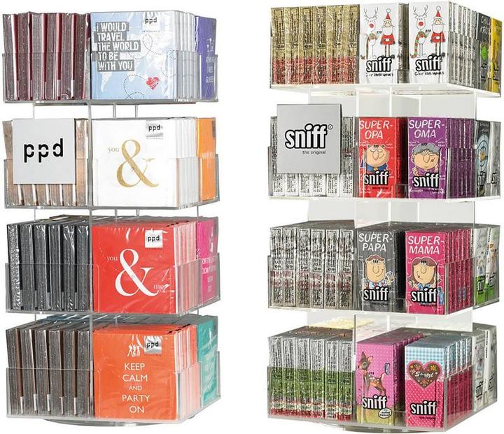 Actual product image Acrylic napkins counter display