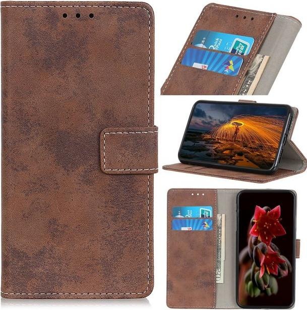 Immagine prodotto MU Style Serie di copertine per libri in pelle vintage (HTC Desire 19+)
