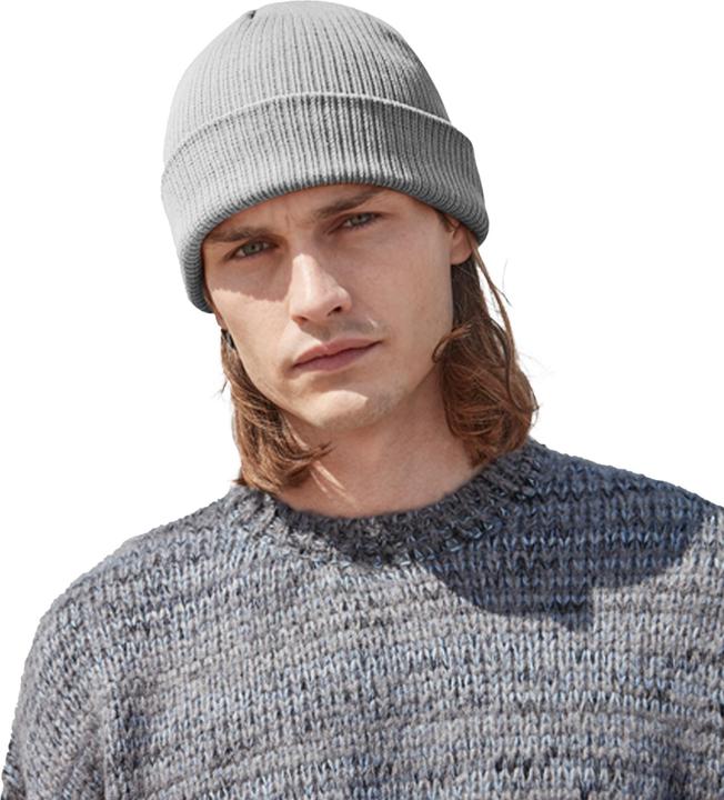 Produktbild Beechfield Erwachsene BioBaumwolle Feinstrick Beanie