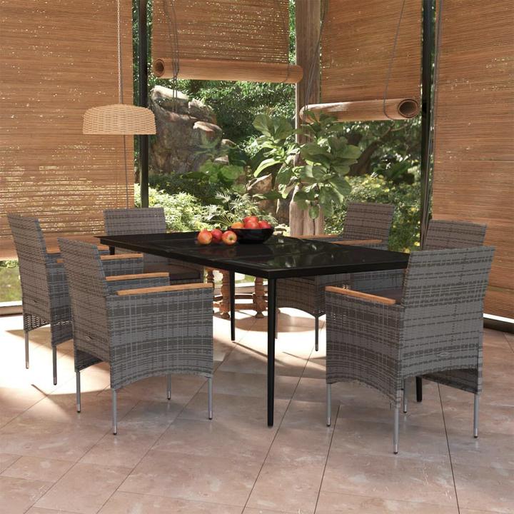 Produktbild vidaXL Garten Essgruppe (94 x 200 x 74 cm)