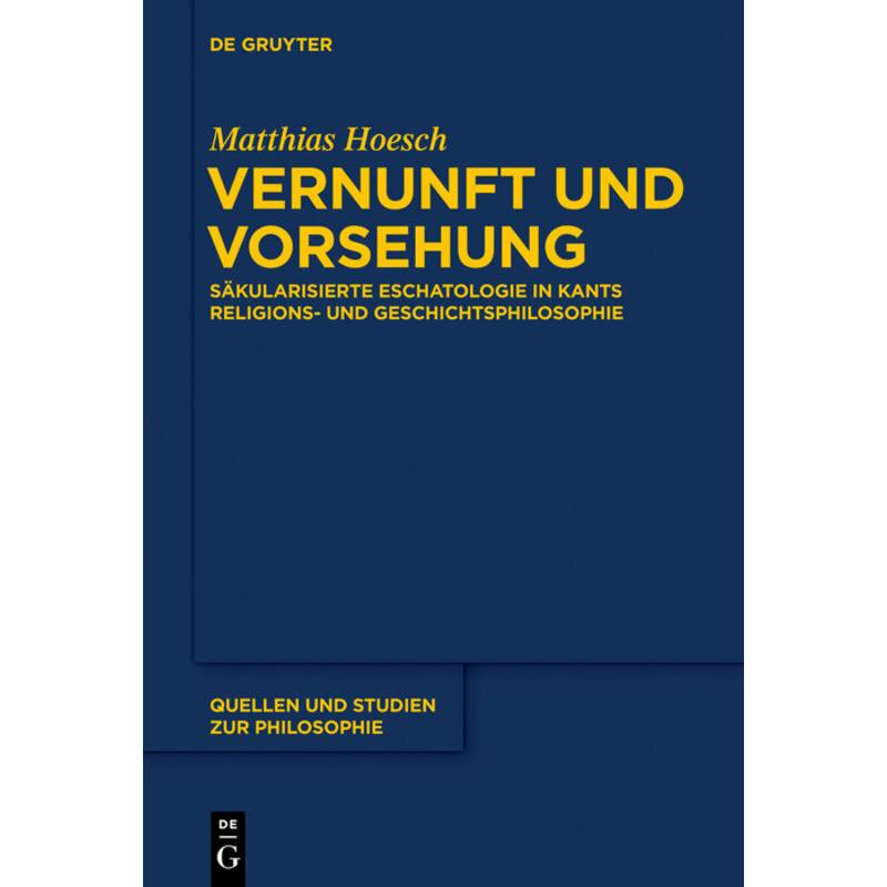 Thumbnail - Vernunft und Vorsehung, Fachbücher von Matthias Hoesch