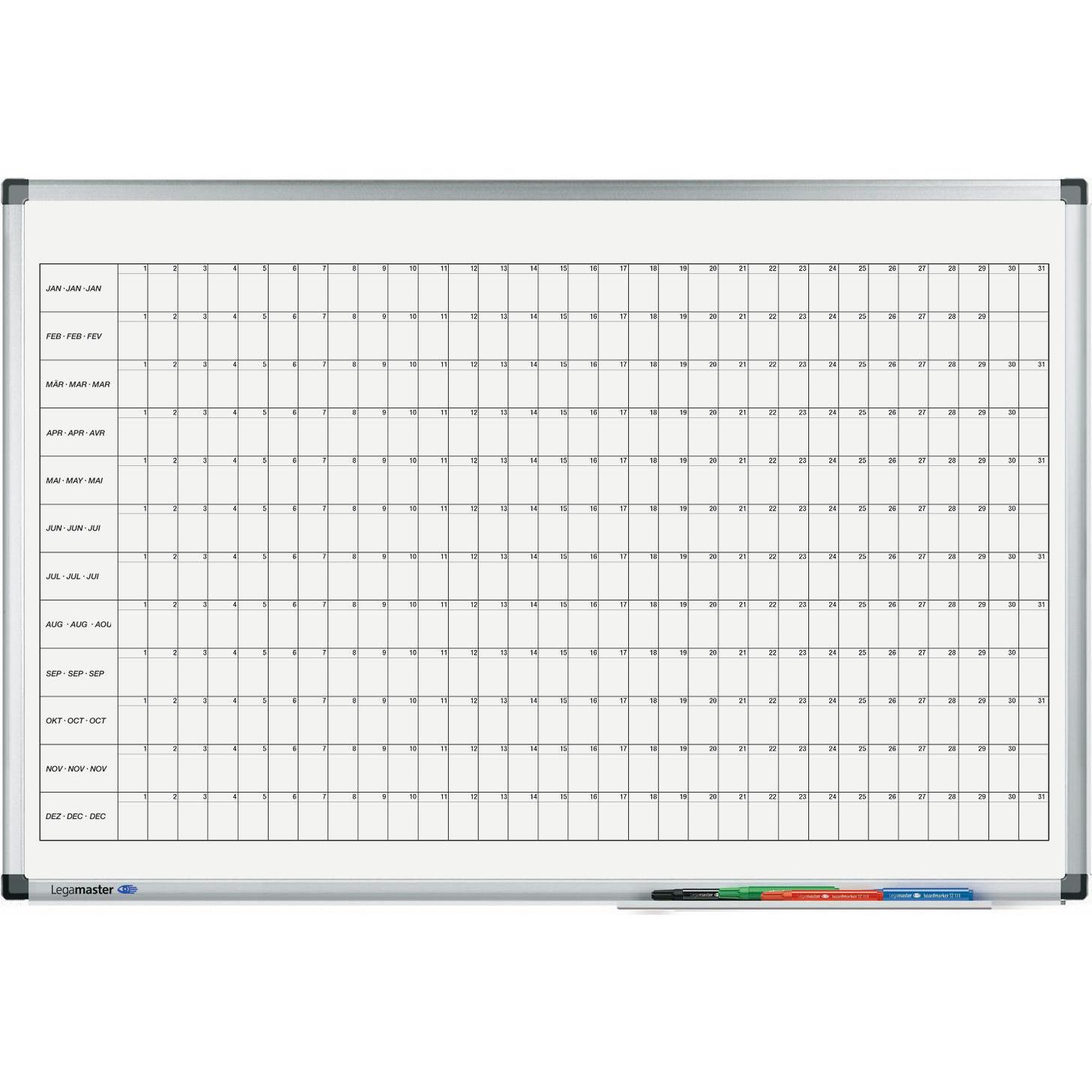 Thumbnail - Legamaster, Präsentationstafel, hresplaner Premium 60x90cm (60 x 90 cm)