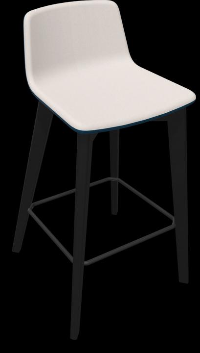 Beige, Schwarz, Blau, Esche gebeizt schwarz