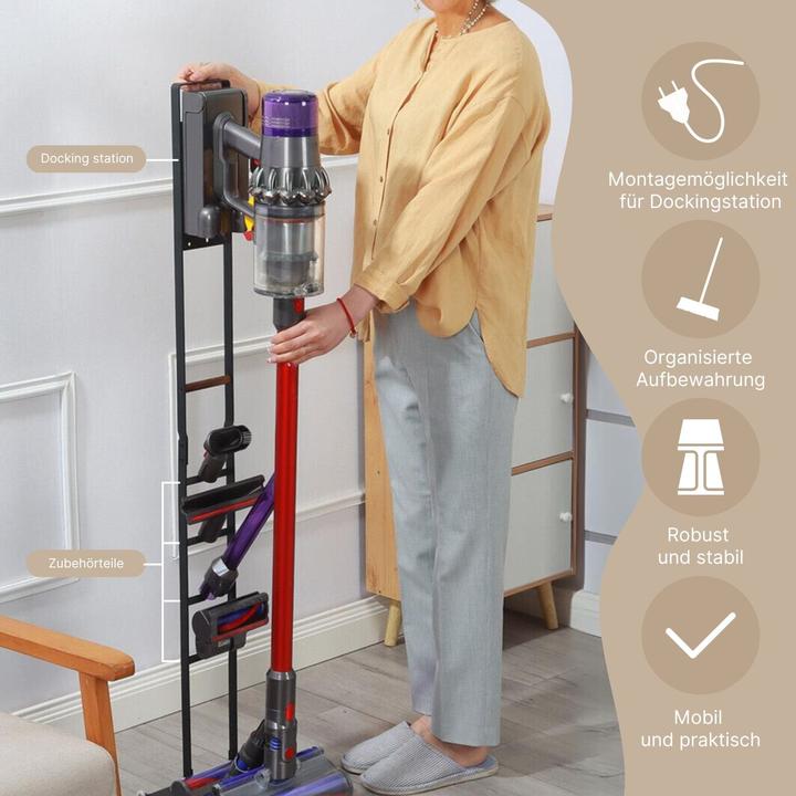 Produktbild Hermex Kompatibler Staubsaugerbodenständer für Dyson V15 V11 V10 V8 V7 V6