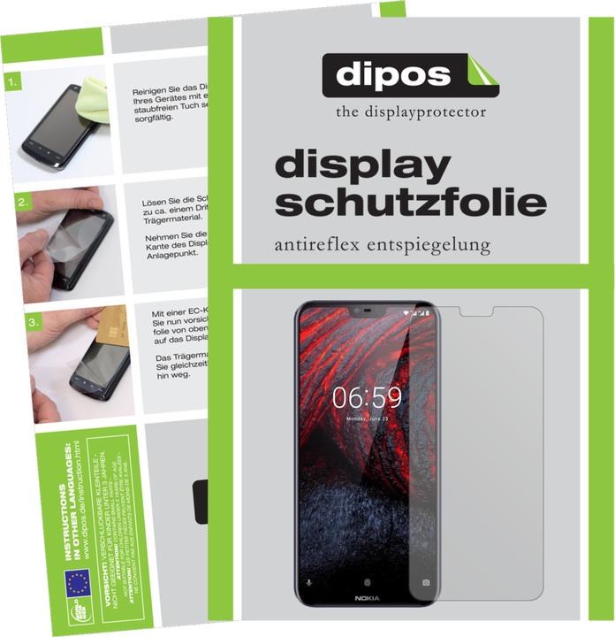 Actual product image Dipos Screen Protector Anti-Glare (2 pcs., Nokia 6.1 Plus)
