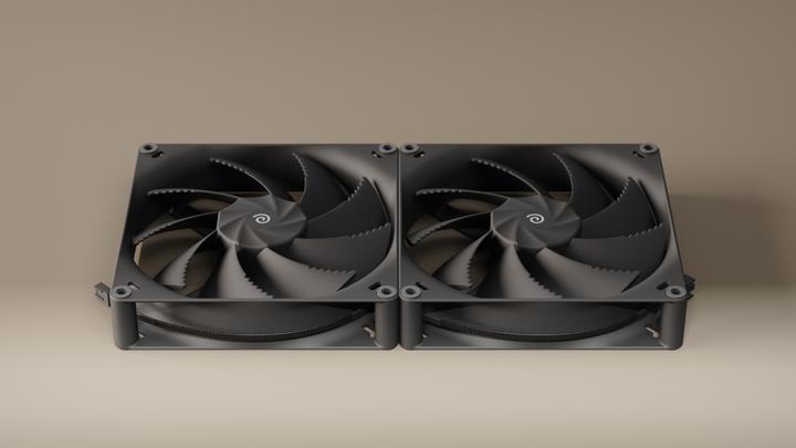 Actual product image Havn H18 PWM Lüfter - 2er-Pack, 180mm, schwarz (180 mm, 2x)