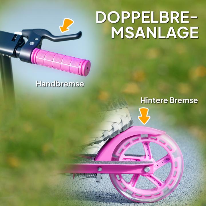 Actual product image Aiyaplay Kinderscooter Kunststoff, Metall Rosa