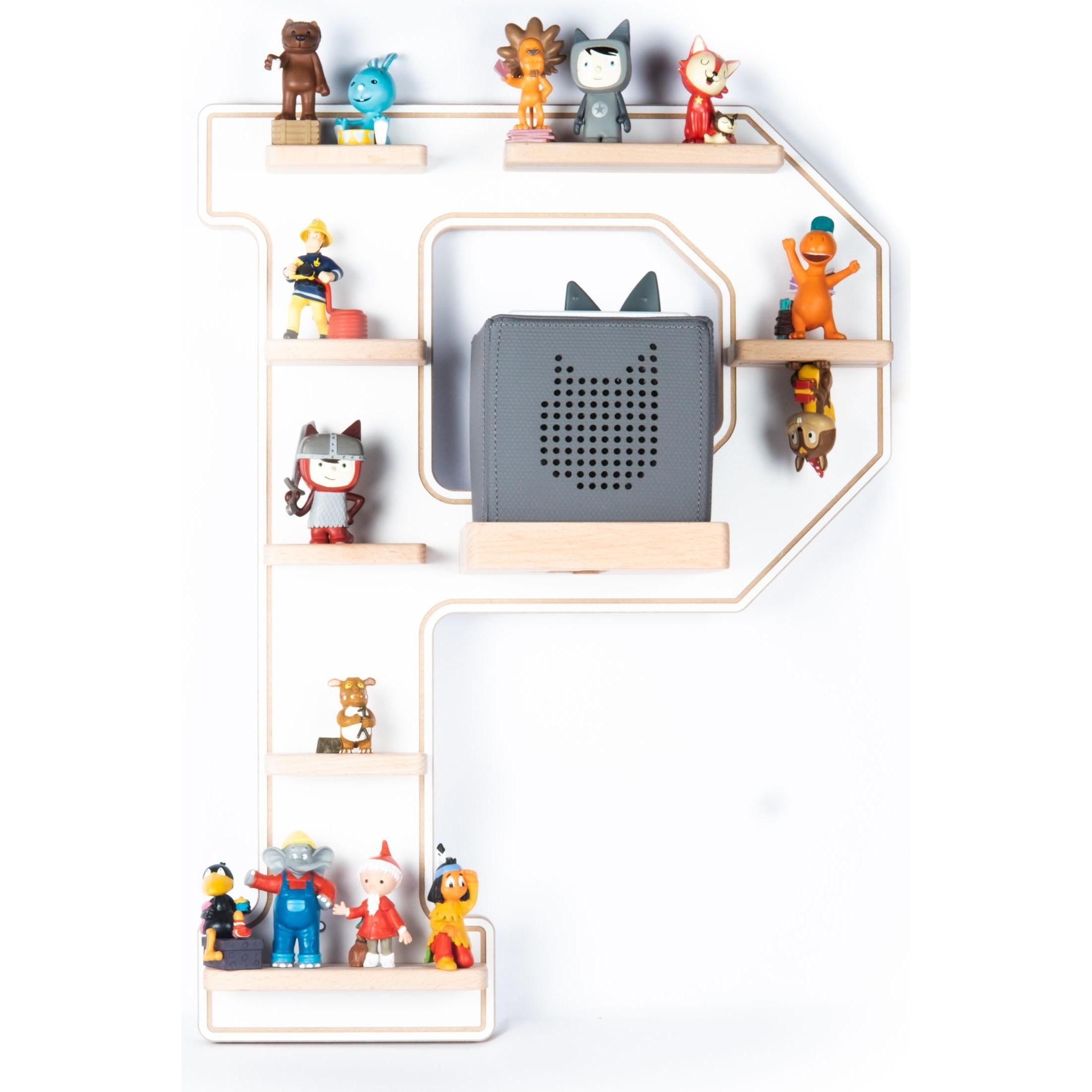 Thumbnail - VCM, Kinderregal, Regal Buchstabe P für Toniebox Tonies
