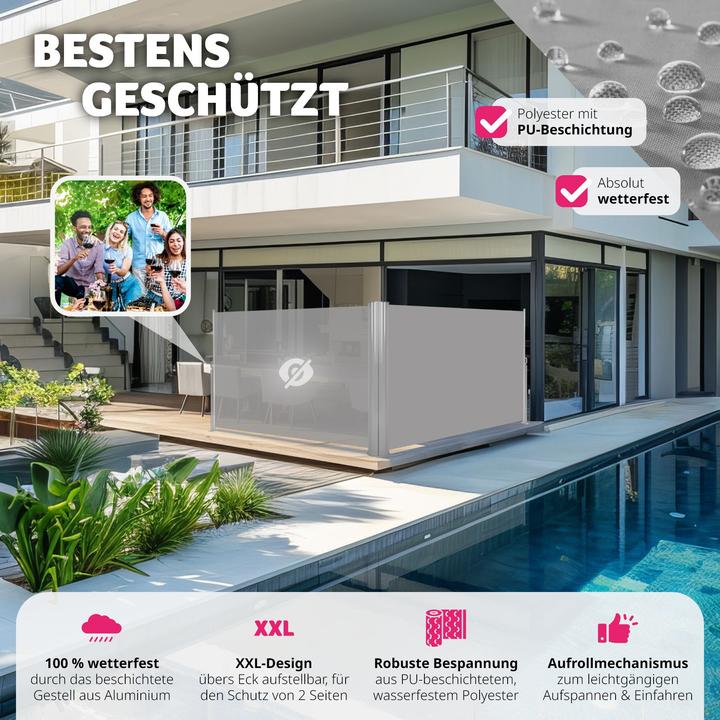 Image du produit tectake Paravent (6 m)