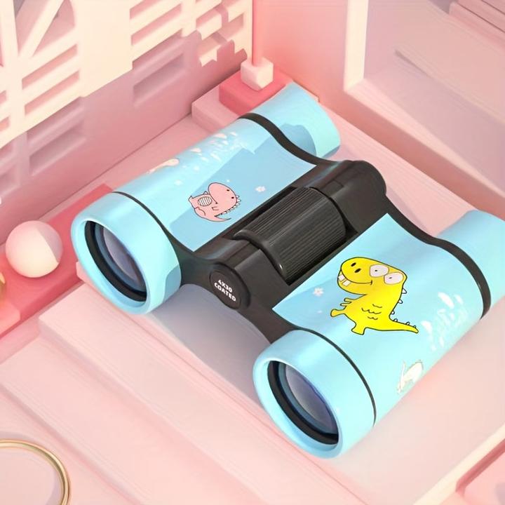 Image du produit Activity Board 1Stück. Hochauflösendes Kinder-Fernglas mit niedlichem Cartoon-Dinosaurier-Design - 4/X-Zoom