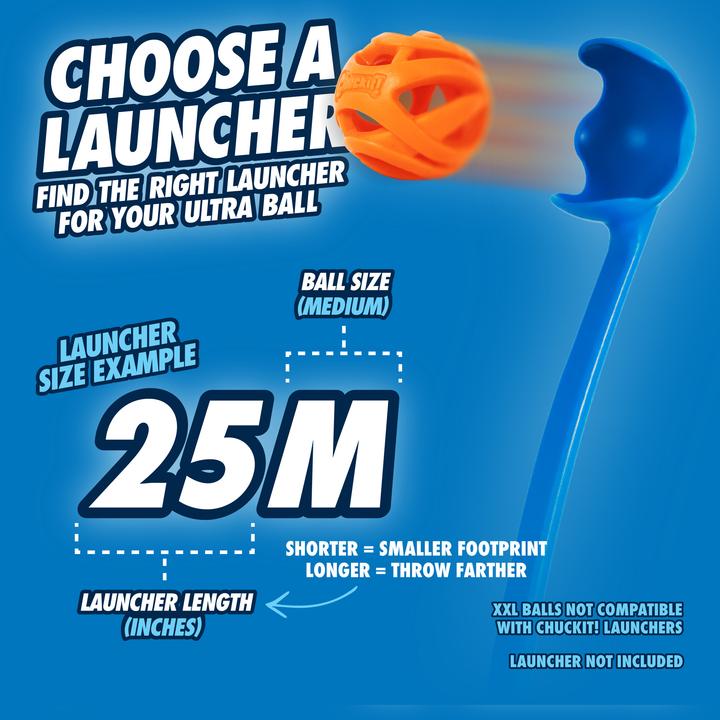 Image du produit Chuckit! CHUCKIT BREATHE RIGHT Bring the ball Lots 6.5 cm in diameter Size M 2 pcs Orange (Jouet à balle chien)