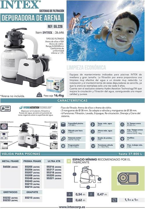 Produktbild Intex Krystal Clear Sandfilteranlage