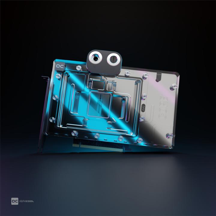 Actual product image Alphacool Core Geforce RTX 4090 Reference Design with Backplate