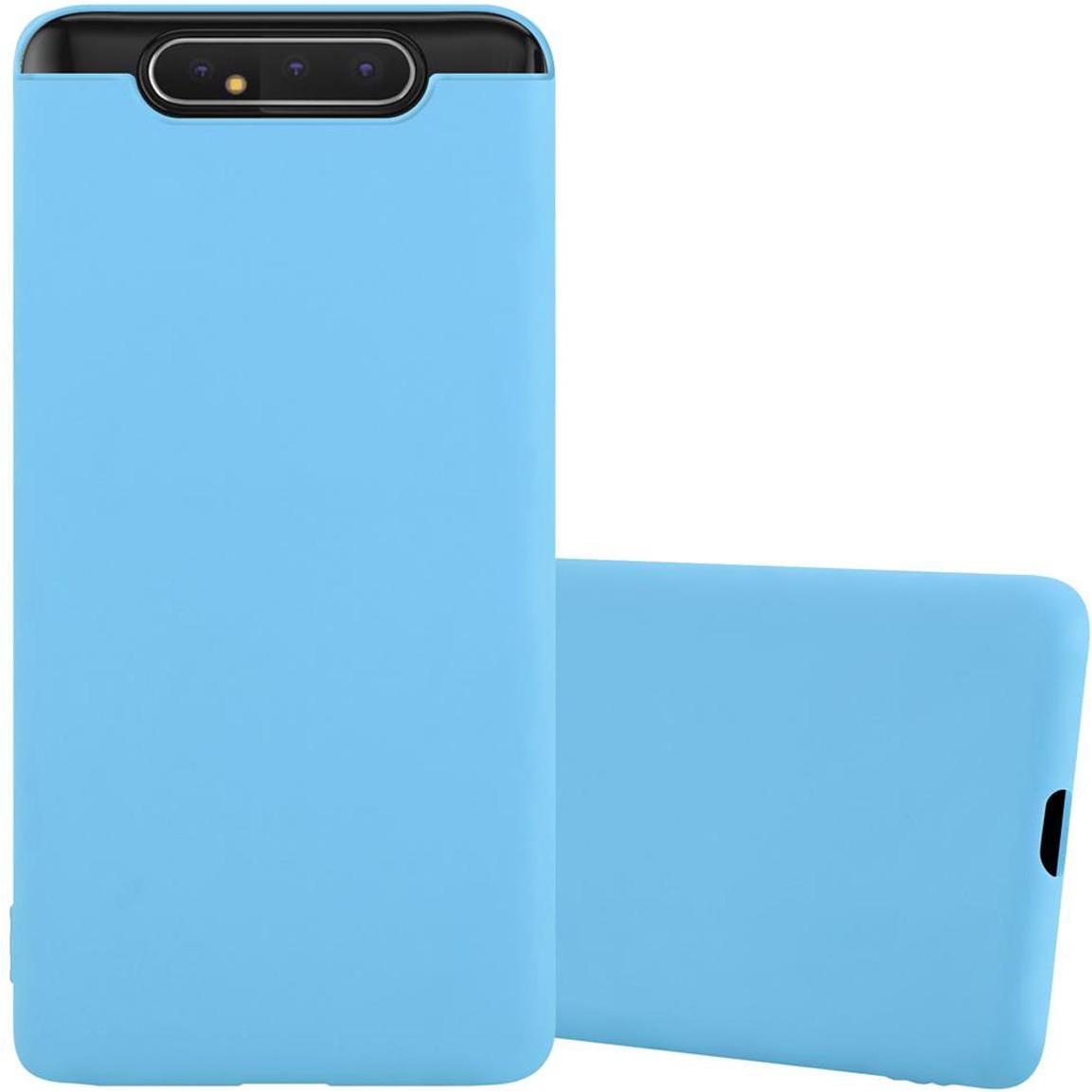 Cadorabo TPU Candy Cover (Samsung Galaxy A90 5G, Samsung Galaxy A80), Smartphone Hülle, Blau