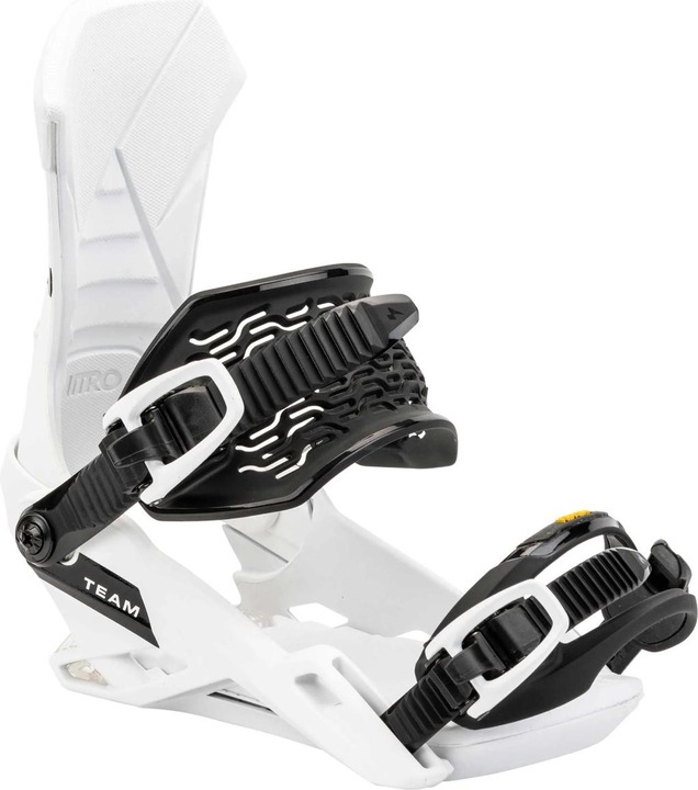 Actual product image Nitro Team Men's Snowboard Bindings "White" 2025-L (44 - 48) (L)