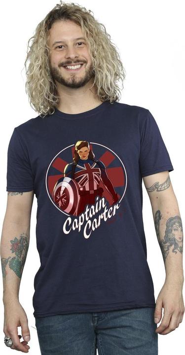 Immagine prodotto What If Captain Carter Maglietta Uomo (S)