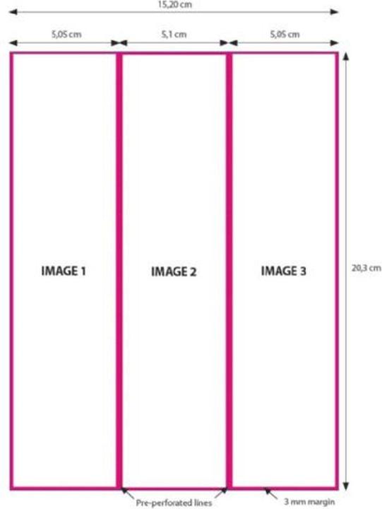 Produktbild DNP Papier 2 Rollen je 200 St. 15x20 Perforiert auf 5x20 und 10x20 cm für DS620 (400 x, 15 x 20 cm)