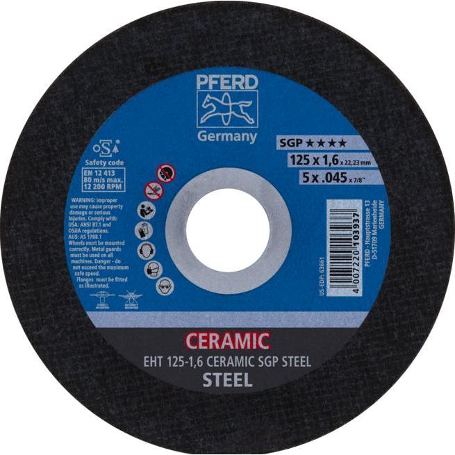 Pferd, Sägeblatt, EHT 125-1,6 CERAMIC SGP STEEL