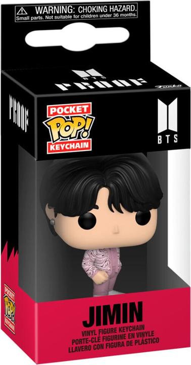 Actual product image Funko BTS POP! vinyl keychain 4 cm Jimin Display (12)