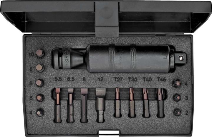Actual product image Gedore Screw loosener set 1/2. 18 pcs.