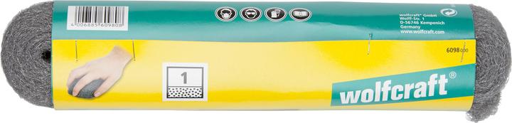 Produktbild wolfcraft 1 Stahlwolle Körnung 1, 200g