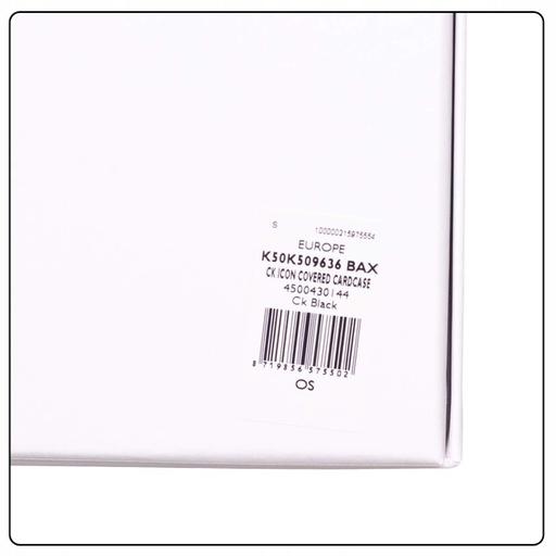 Actual product image Calvin Klein CK Icon Covered Cardcase CK Black