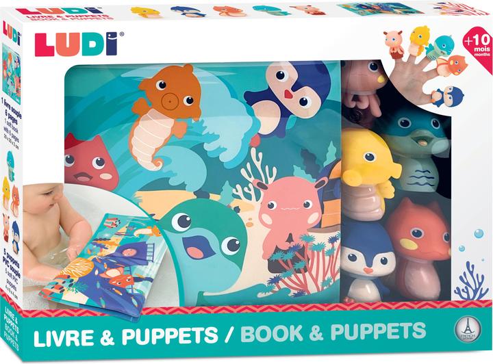 Actual product image LUDI Bath book and Finger figures - (LU40018)