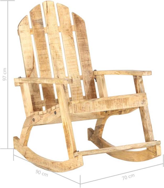 Produktbild vidaXL Schaukelstuhl