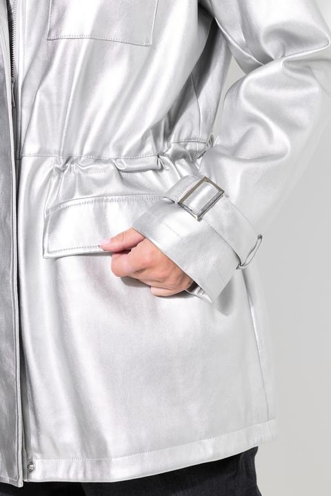 Actual product image Miamoda Jacke, Lederoptik, Tunnelzug in der Taille (42)