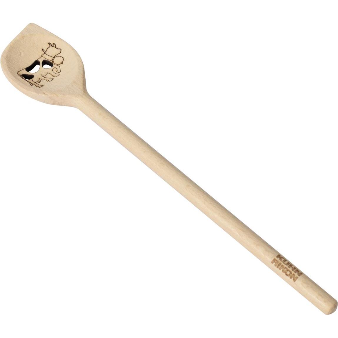 6x Kuhn Rikon Holzkelle Kuh, Kochbesteck, Braun