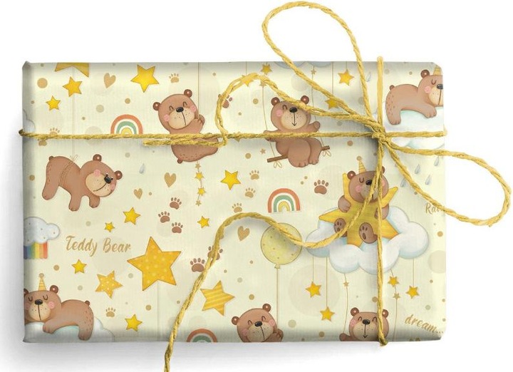 Produktbild Kartos Geschenkpapier Teddy Bär (Geschenkpapier, 1 x)
