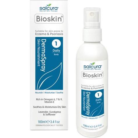 Thumbnail - Salcura, Bodylotion, Skincare Bioskin DermaSpray Feuchtigkeitscreme für den Körper Unisex 250 ml (Körpercreme, 250 ml)