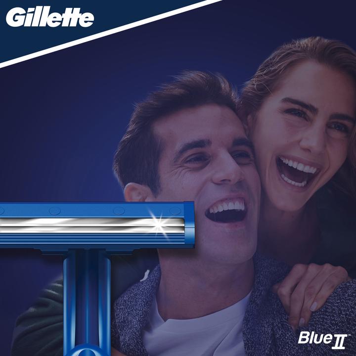 Produktbild Gillette Einweg Rasierer Blue II 20er