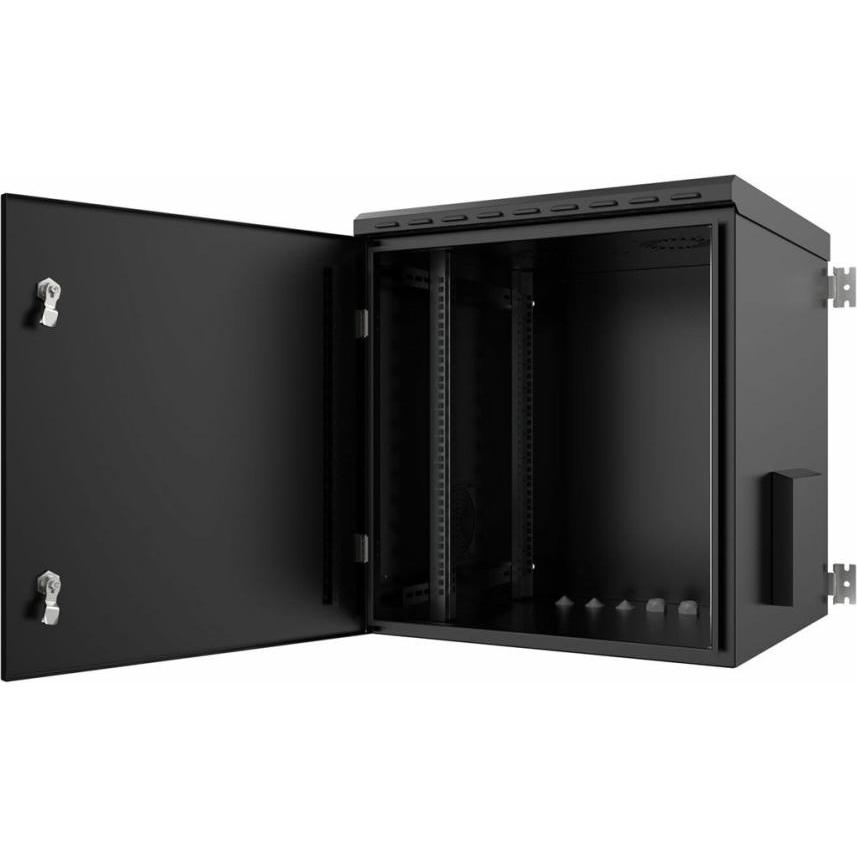 Thumbnail - Lanview 19" IP55 12U W=600mm D=600mm (12 HE, 19 Zoll Rack), Serverschrank, Schwarz