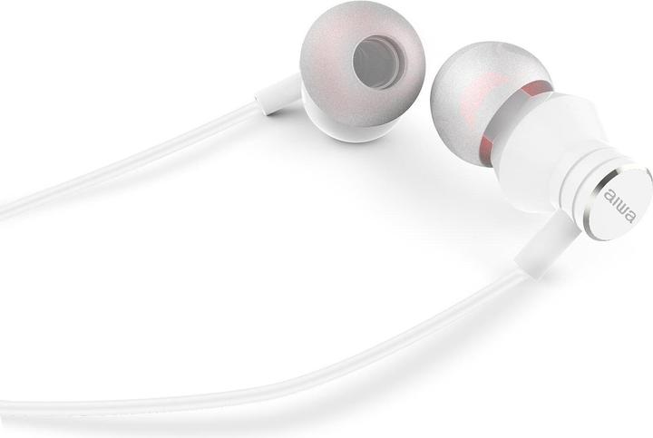Actual product image Aiwa ESTM-50WT Headphone & Headset Wired In Ear Calls/Music White (Cable)