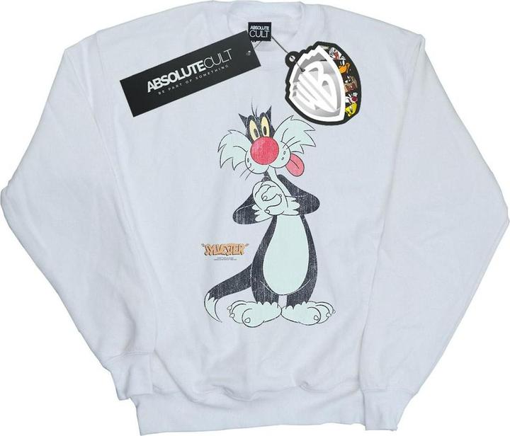 Actual product image Looney Tunes Mens Sylvester Distressed Sweatshirt (3XL)