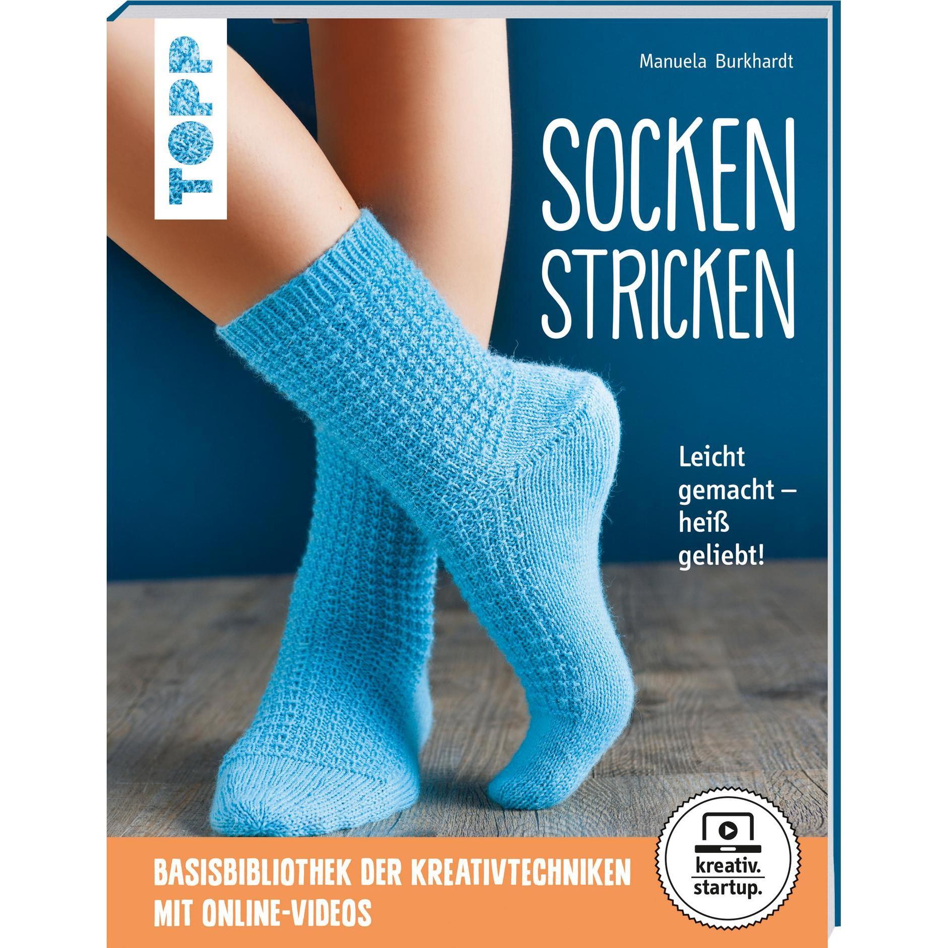 Socken stricken, Ratgeber von Manuela Burkhardt